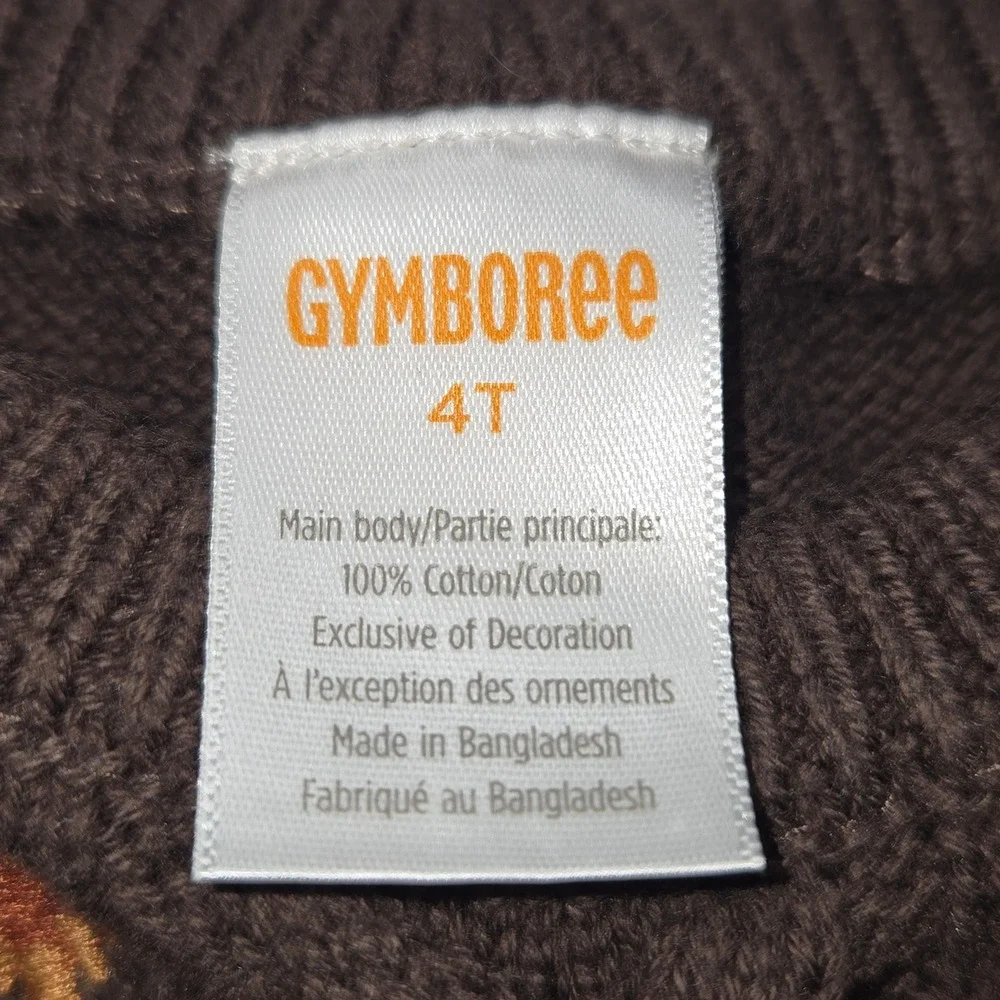 Gymboree Girls‎ Brown Bear Fair Isle Knit Sweater Dress 4T Montana Mountain